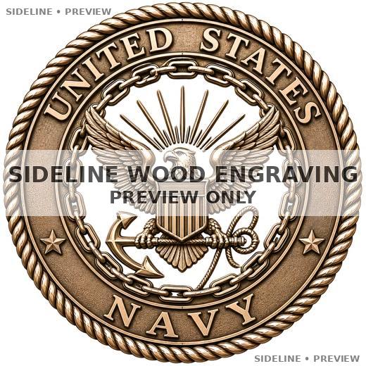 United States Navy Emblem Medallion