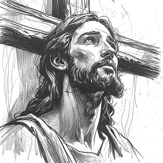 Jesus Apond The Cross 03