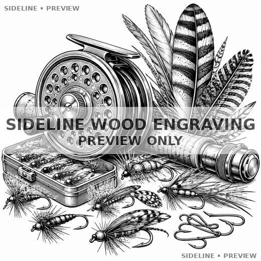 Fly Fishing Tackle Engraving
